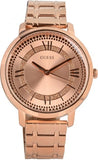 Guess Montauk Rose Gold Dial Rose Gold Steel Strap Watch For Women - W0933L3 Authentic Buy Shop Now
