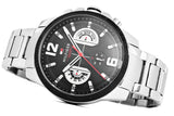 Tommy Hilfiger Decker Quartz Black Dial Silver Steel Strap Watch for Men - 1791472 Authentic Buy Shop Now