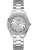 Guess Sparkler Diamonds Silver Dial Silver Steel Strap Watch for Women - GW0111L1 Authentic Buy Shop Now