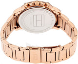 Tommy Hilfiger Claudia Black Dial Rose Gold Steel Strap Watch for Women - 1781820 Authentic Buy Shop Now