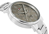 Tommy Hilfiger Chronograph Grey Dial Silver Steel Strap Watch for Men - 1710382 Authentic Buy Shop Now