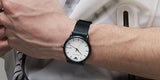 Emporio Armani Luigi White Dial Black Mesh Bracelet Watch For Men - AR11046 Authentic Buy Shop Now