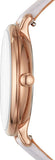 Fossil Jacqueline Mother of Pearl Dial Grey Leather Strap Watch for Women - ES4672 Authentic Buy Shop Now