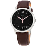 Fossil The Minimalist 3H Black Dial Brown Leather Strap Watch for Men - FS5464 Authentic Buy Shop Now