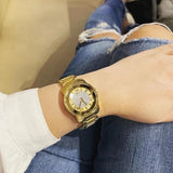 Movado Bold Gold Dial Gold Steel Strap Watch for Women - 3600323 Authentic Buy Shop Now