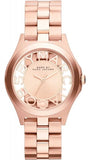 Marc Jacobs Henry Rose Gold Dial Rose Gold Steel Strap Watch for Women - MBM3293 Authentic Buy Shop Now
