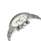 Calvin Klein City Chronograph White Dial Silver Steel Strap Watch for Men - K2G271Z6 Authentic Buy Shop Now