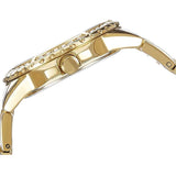 Guess Sassy Analog Quartz Gold Dial Gold Steel Strap Watch For Women - W0705L2 Authentic Buy Shop Now