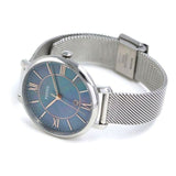 Fossil Jacqueline Mother of Pearl Blue Dial Silver Mesh Strap Watch for Women - ES4322 Authentic Buy Shop Now