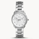 Fossil Tailor White Dial Silver Steel Strap Watch for Women - ES4262 Authentic Buy Shop Now