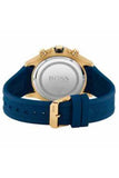 Hugo Boss Globetrotter Blue Dial Blue Silicone Strap Watch for Men - 1513822 Authentic Buy Shop Now