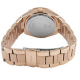 Guess Viva Diamonds White Dial Rose Gold Steel Strap Watch for Women - W0111L3 Authentic Buy Shop Now