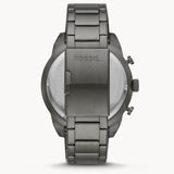 Fossil Bronson Chronograph Blue Dial Grey Steel Strap Watch for Men - FS5711 Authentic Buy Shop Now