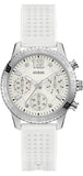 Guess Marina Quartz White Dial White Rubber Strap Watch For Women - W1025L1 Authentic Buy Shop Now
