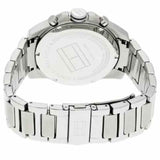 Tommy Hilfiger Decker Quartz Blue Dial Silver Steel Strap Watch for Men - 1791348 Authentic Buy Shop Now