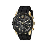 Guess Caliber Chronograph Black Dial Black Rubber Strap Watch for Men - W0864G3 Authentic Buy Shop Now