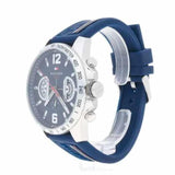 Tommy Hilfiger Decker Blue Dial Blue Rubber Strap Watch for Men - 1791476 Authentic Buy Shop Now
