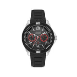 Guess Tread Black Dial Black Rubber Strap Watch for Men - W0967G1 Authentic Buy Shop Now