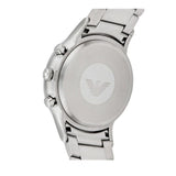 Emporio Armani Renato Chronograph Blue Dial Silver Steel Strap Watch For Men - AR2448 Authentic Buy Shop Now
