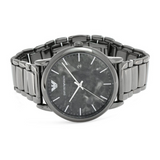 Emporio Armani Luigi Analog Grey Dial Grey Steel Strap Watch For Men - AR11155 Authentic Buy Shop Now