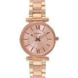 Fossil Carlie Rose Gold Dial Rose Gold Steel Strap Watch for Women - ES4301 Authentic Buy Shop Now