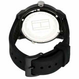 Tommy Hilfiger Denim Black Dial Black Rubber Strap Watch for Men - 1791326 Authentic Buy Shop Now