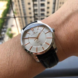 Maurice Lacroix Pontos Silver Dial Black Leather Strap Watch For Men - PT6148-SS001-131 Authentic Buy Shop Now