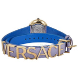 Versace V-Flare Silver Dial Purple Leather Strap Watch for Women - VEBN00318 Authentic Buy Shop Now