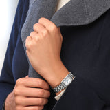 Longines Dolcevita Diamonds Mother of Pearl Dial Silver Steel Strap Watch for Women - L5.258.0.87.6 Authentic Buy Shop Now