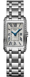 Longines Dolcevita Diamonds Silver Dial Silver Steel Strap Watch for Women - L5.258.0.71.6 Authentic Buy Shop Now