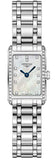 Longines Dolcevita Diamonds Mother of Pearl Dial Silver Steel Strap Watch for Women - L5.258.0.87.6 Authentic Buy Shop Now