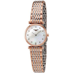 Longines La Grande Classique De Longines Diamonds Mother of Pearl Dial Two Tone Mesh Bracelet Watch for Women - L4.209.1.97.7 Authentic Buy Shop Now