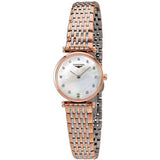 Longines La Grande Classique De Longines Diamonds Mother of Pearl Dial Two Tone Mesh Bracelet Watch for Women - L4.209.1.97.7 Authentic Buy Shop Now