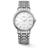 Longines Presence Automatic White Dial Silver Steel Strap Watch for Men - L4.921.4.12.6 Authentic Buy Shop Now
