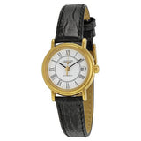 Longines Presence Automatic White Dial Black Watch for Women - L4.321.2.11.2 Authentic Buy Shop Now