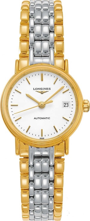 Longines Presence 25.5mm Automatic Watch for Women - L4.321.2.12.7 Authentic Buy Shop Now