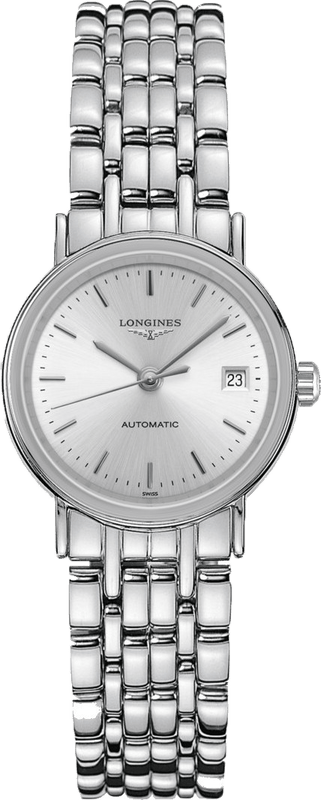 Longines Presence 25.5mm Automatic Stainless Steel Watch for Women - L4.321.4.72.6 Authentic Buy Shop Now