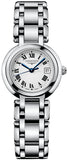 Longines PrimaLuna White Dial Silver Steel Strap Watch for Women - L8.110.4.71.6 Authentic Buy Shop Now