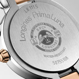 Longines PrimaLuna Automatic Diamond 26.5mm Watch for Women - L8.111.5.89.6 Authentic Buy Shop Now