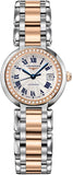 Longines PrimaLuna Automatic Diamond 26.5mm Silver Dial Two Tone Steel Strap Watch for Women - L8.111.5.79.6 Authentic Buy Shop Now