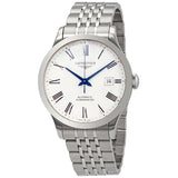 Longines Record Automatic Stainless Steel 40mm Watch for Men - L2.821.4.11.6 Authentic Buy Shop Now