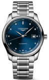Longines Master Collection Automatic 40mm Blue Dial Silver Steel Strap Watch for Men - L2.793.4.97.6 Authentic Buy Shop Now
