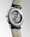 Longines Presence 38.5mm Automatic Black Dial Black Leather Strap Watch for Men - L4.921.4.52.2 Authentic Buy Shop Now
