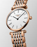Longines La Grande Classique De Longines White Dial Two Tone Mesh Bracelet Watch for Women - L4.209.1.91.7 Authentic Buy Shop Now