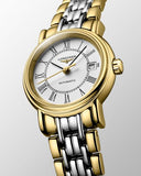 Longines Presence 25.5mm Automatic White Dial Two Tone Steel Strap Watch for Women - L4.321.2.11.7 Authentic Buy Shop Now