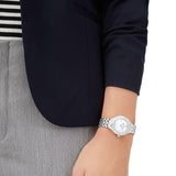 Swarovski Lovely Crystals Mini White Dial Silver Steel Strap Watch for Women - 5242901 Authentic Buy Shop Now