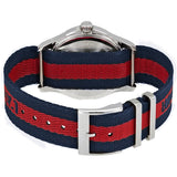 Gucci G Timless Le Marche Des Merveilles Blue & Red Dial Blue & Red Nylon Strap Unisex Watch - YA126495 Authentic Buy Shop Now
