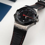 Maserati Potenza Black Dial Black Leather Strap Watch For Men - R8851108001 Authentic Buy Shop Now