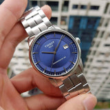 Tissot Luxury Powermatic 80 Blue Dial Silver Steel Strap Watch For Men - T086.407.11.041.00 Authentic Buy Shop Now