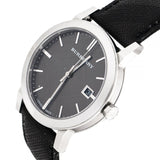 Burberry The City Grey Dial Black Leather Strap Watch for Men - BU9030 Authentic Buy Shop Now